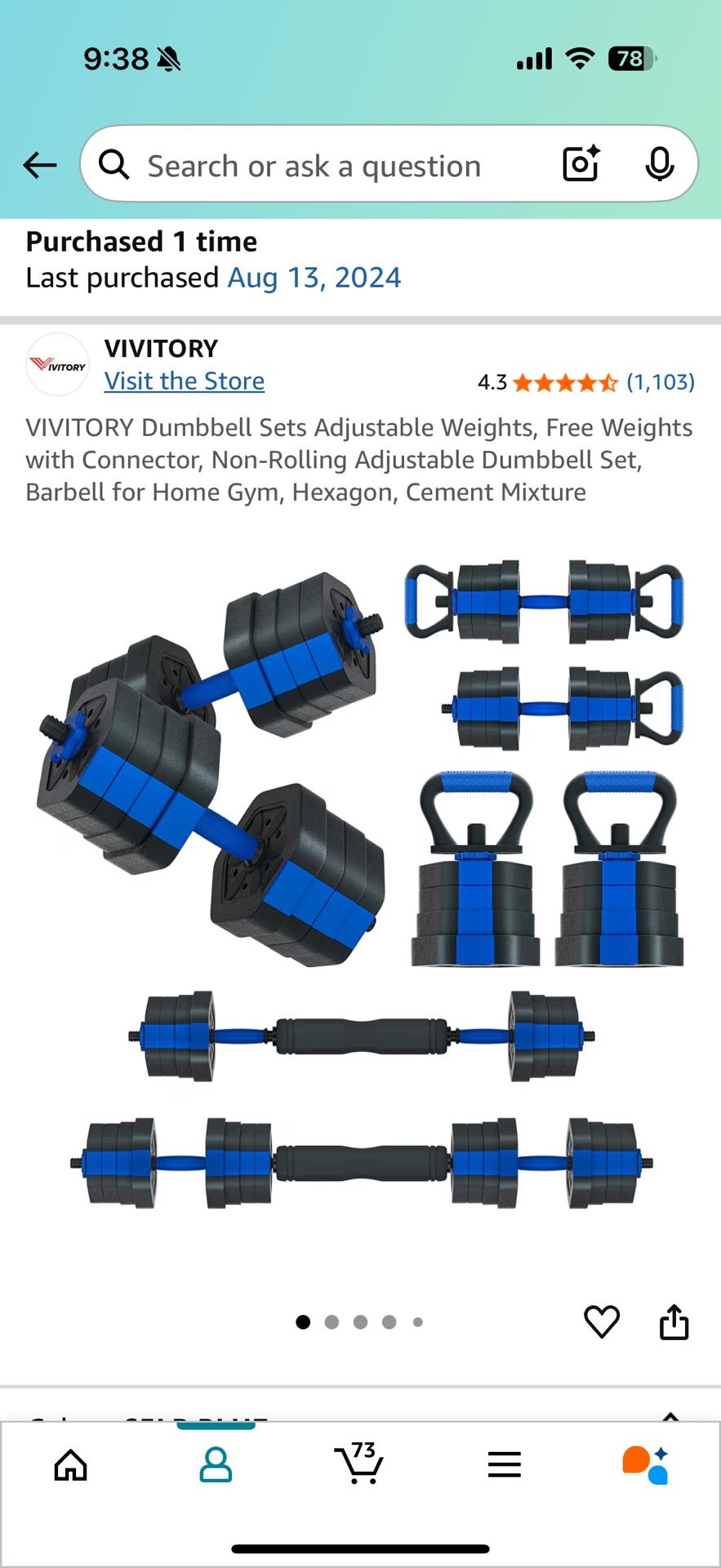 Adjustable Weights set