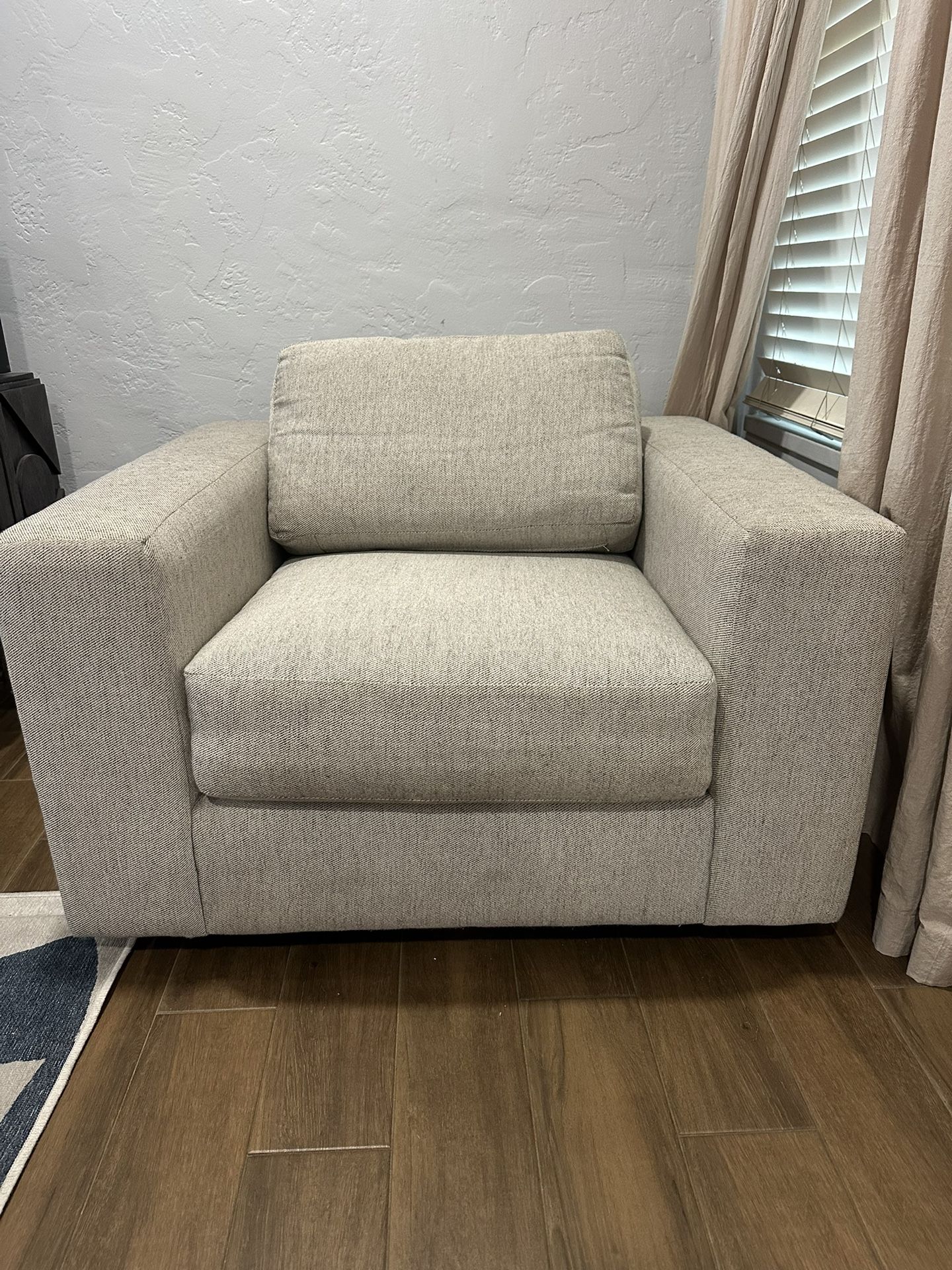 Crate & Barrel Swivel Chair