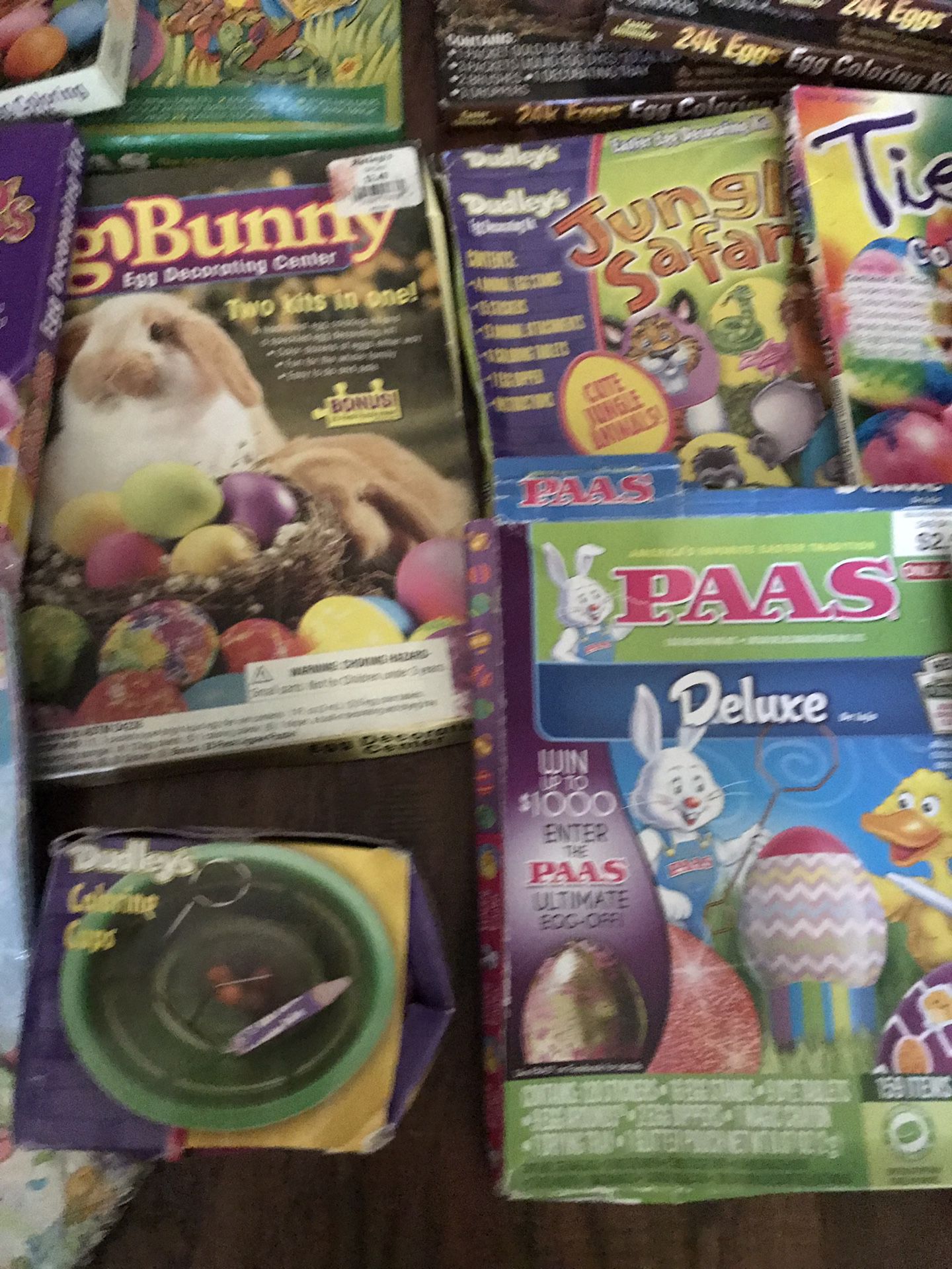 Easter egg decorating kit,gift bags all new