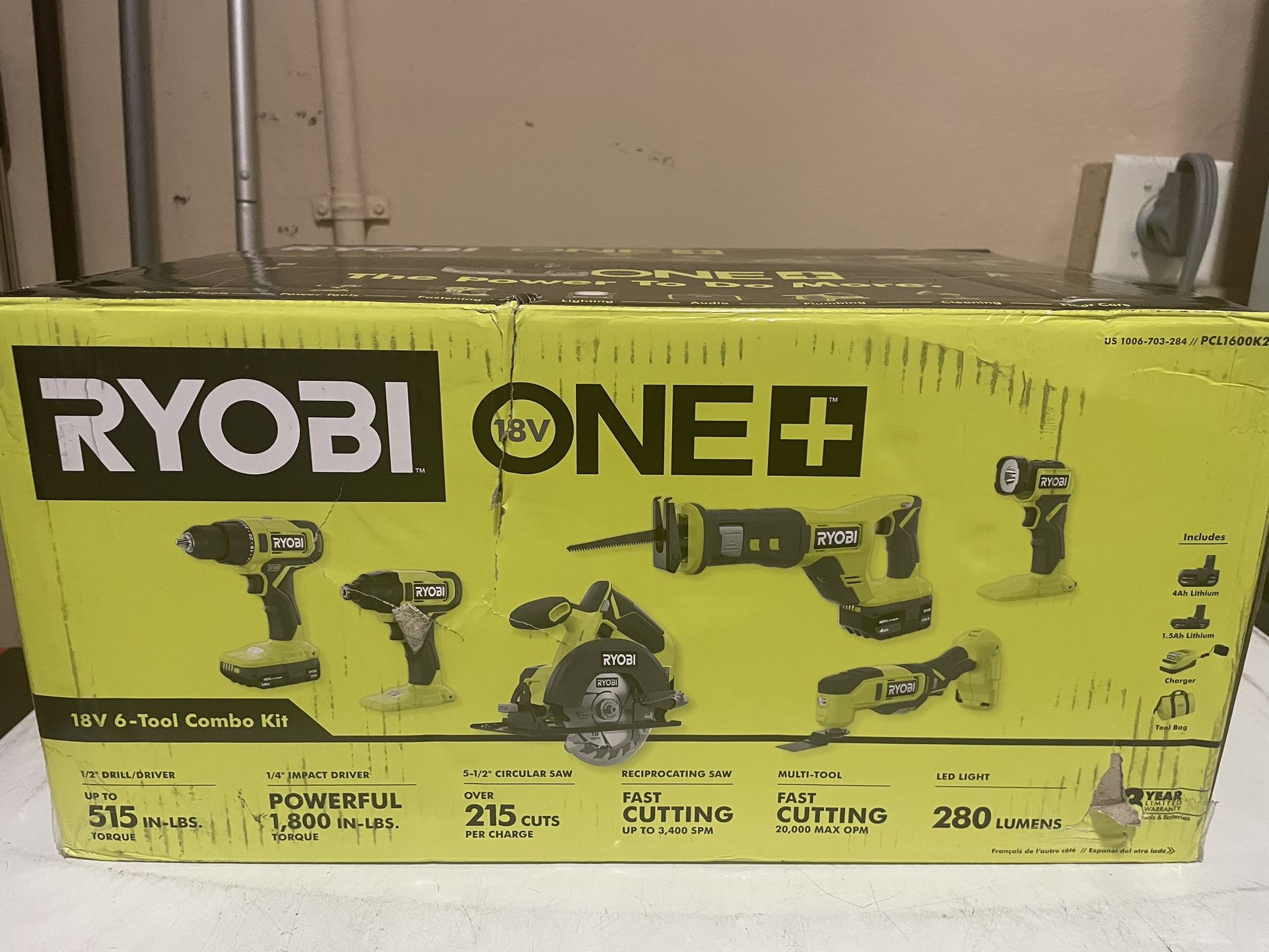 Ryobi 6-Tool Combo kit