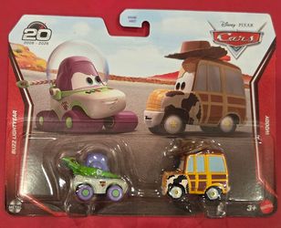 Disney Pixar Cars, Buzz Lightyear and Woody, 2 pack, 20th Anniversary, VHTF