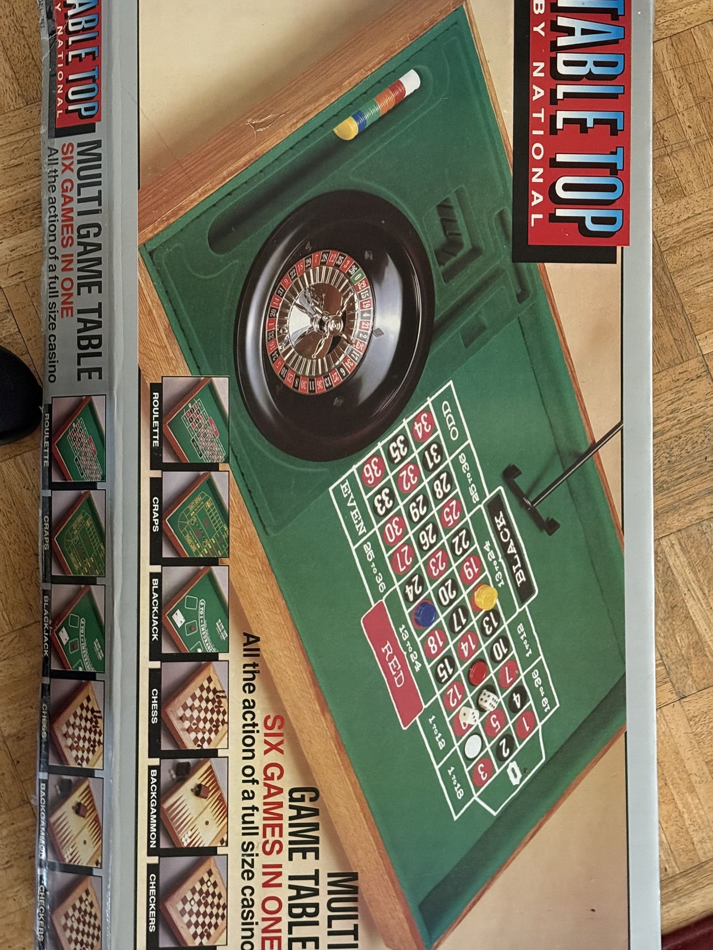 Table Top Multi Game Table