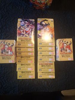One Piece Card Game Double Pack Set 12 Booster Packs