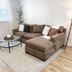 Crate And barrel Axis Sectional Couch 