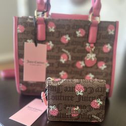 Juicy Couture Berry Sweet Mini Bag & card case