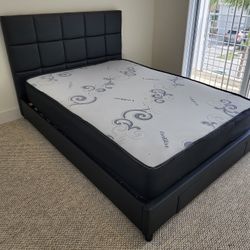 Brand New Queen Bed with Mattress / Cama Queen con Colchon Nueva a Estrenar …. Fast 🚚