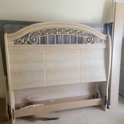 Queen Size Bed Frame & Box Spring 