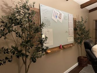 White Glass Dry-Erase Board Set - 5' x 3.4'