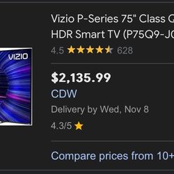 75 inch TV