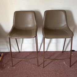 Leather Bar stools 