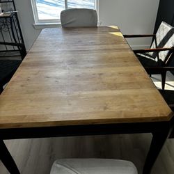 Solid Wood Table Only