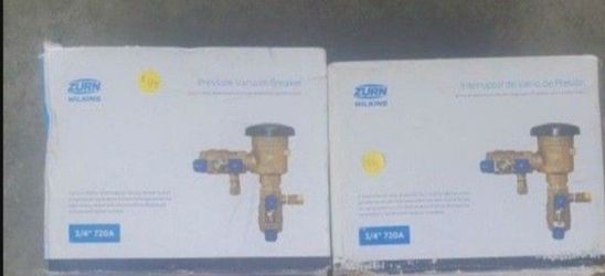 Zurn-wilkins 3/4" 720A Pressure Vacuum Breaker Valve