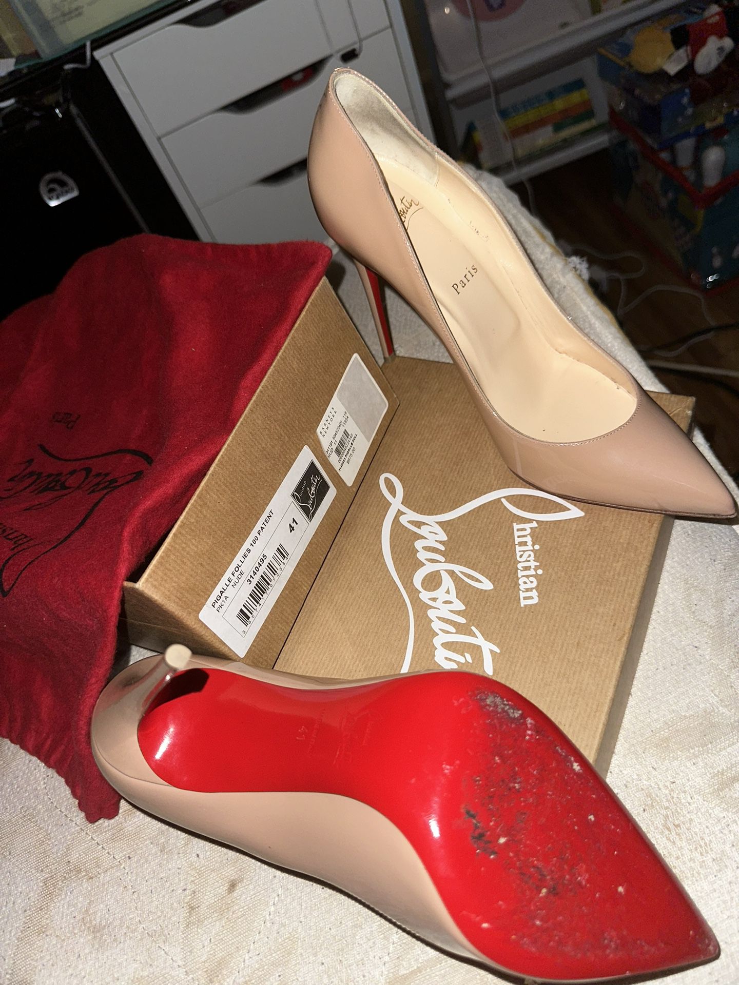 Christian Louboutin Ivy Espapop Flats-Brand New and Authentic for Sale in  Queens, NY - OfferUp