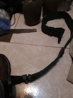 Green war utility belt