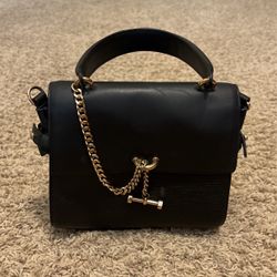Luana Italy Black Purse