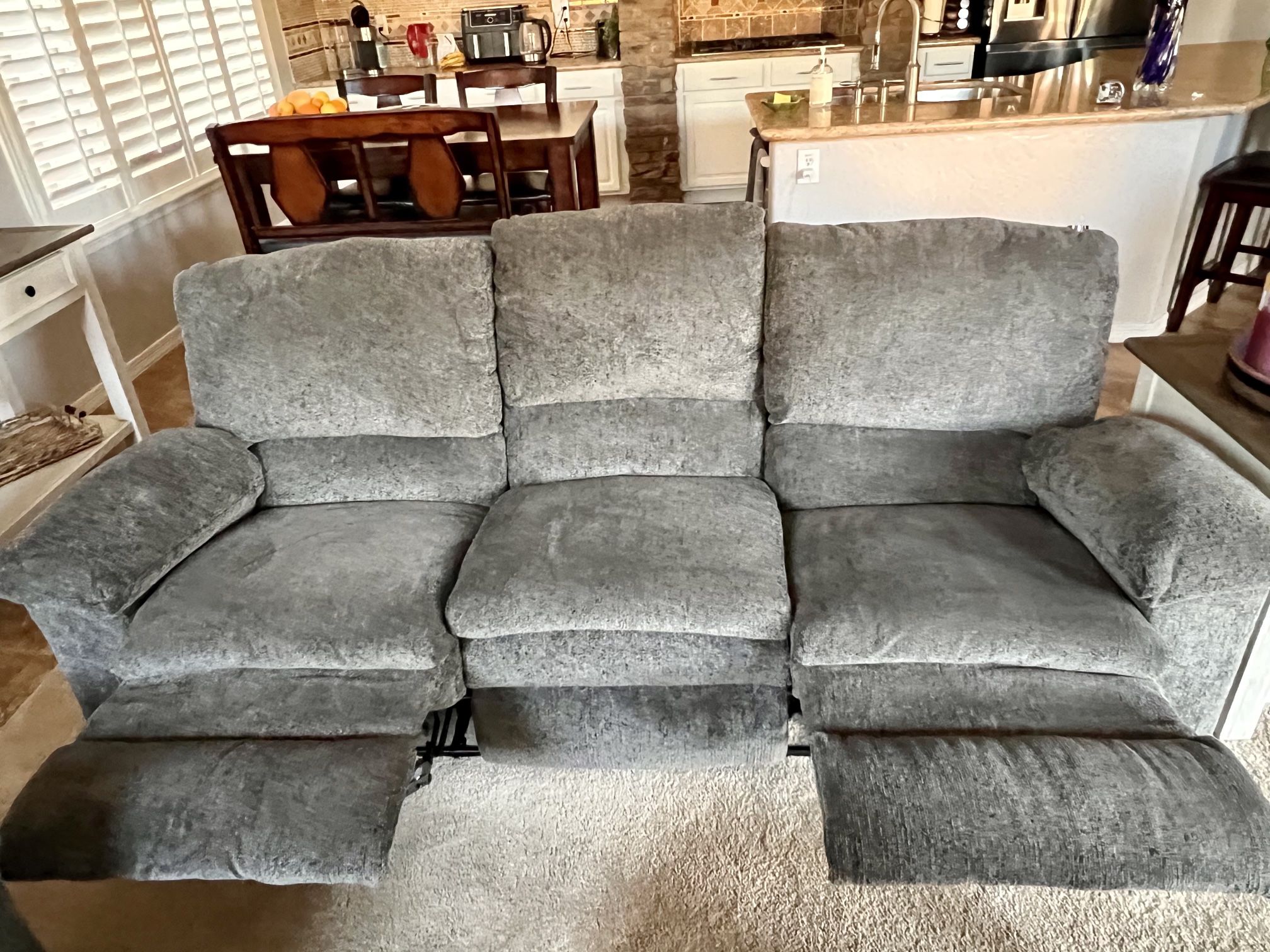 Reclining Couch And Two Chairs