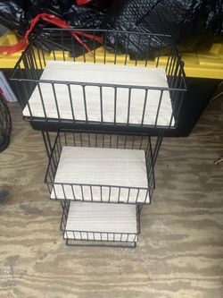 Black 3 Tier Display Stand