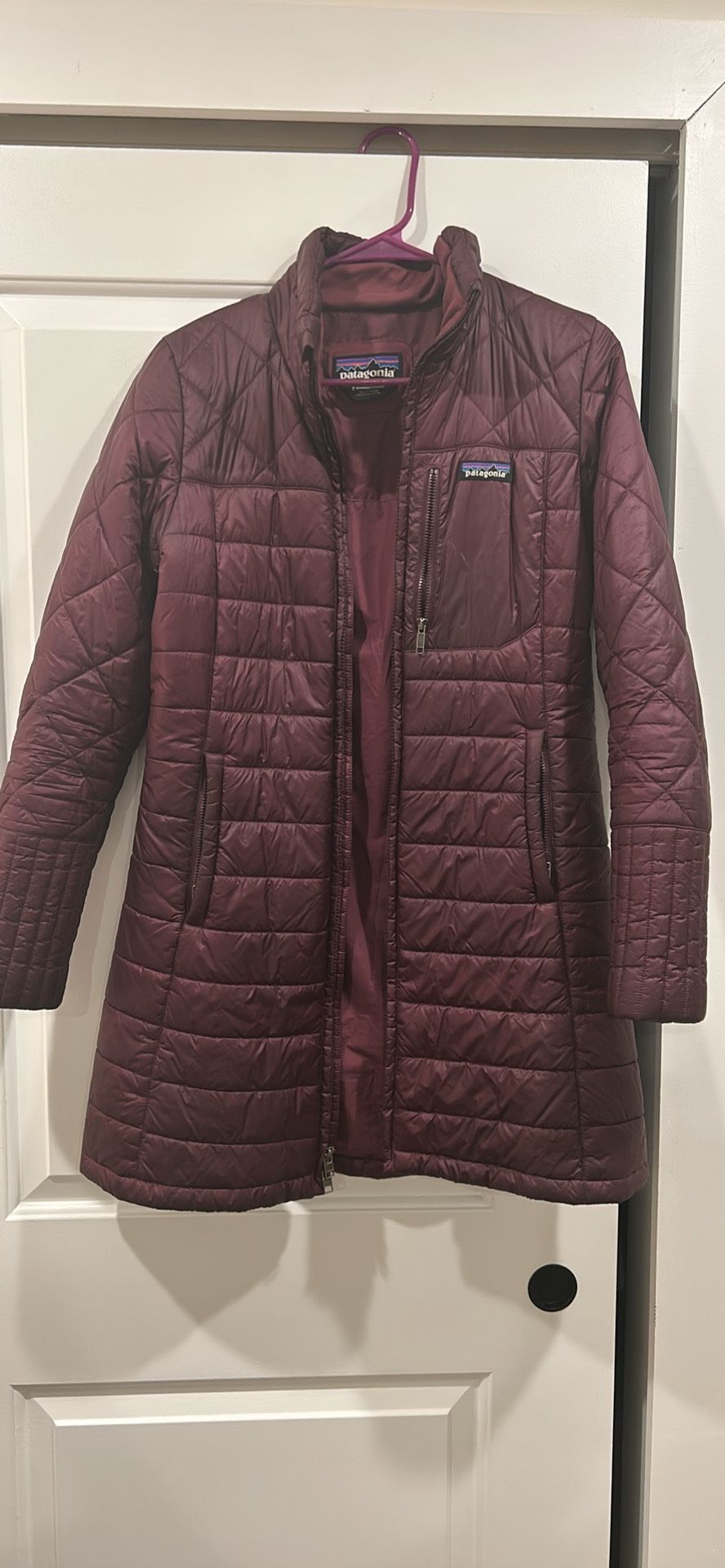 Deep Mahogany Patagonia radalie long puffer jacket ( Size S/Small)