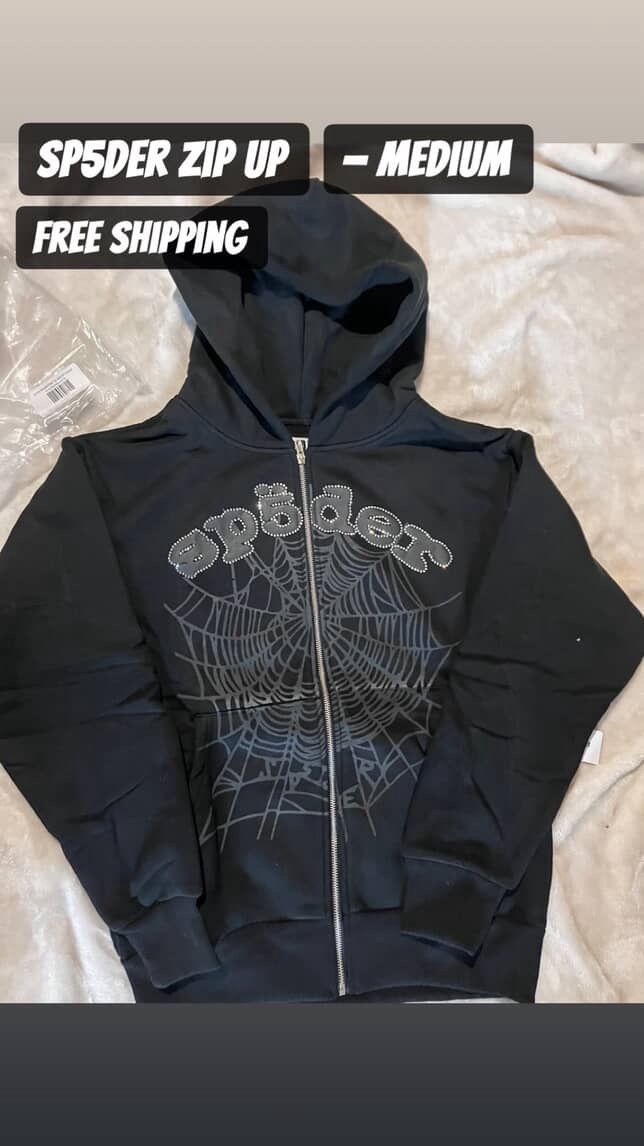 Spider Zip Up Hoodie