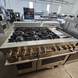 48" JENN AIR GAS RANGE STAINLESS STEEL