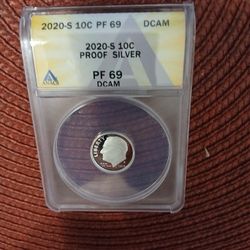 2020-S PR69 SILVER Roosevelt Dime