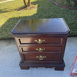 Vintage Wood nightstand