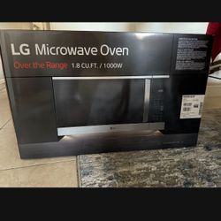 LG Microwave Oven Over The Range MVEM1825F  1000W 1.8 Cu.Ft  Stainless Steel