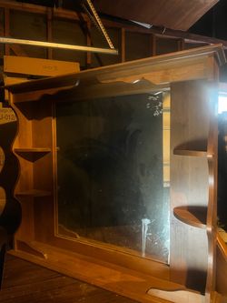 vintage dresser-top dressing mirror