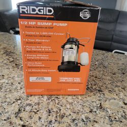 Ridgid water pump new