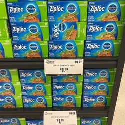 Ziploc Sandwich Bags (90 Count)