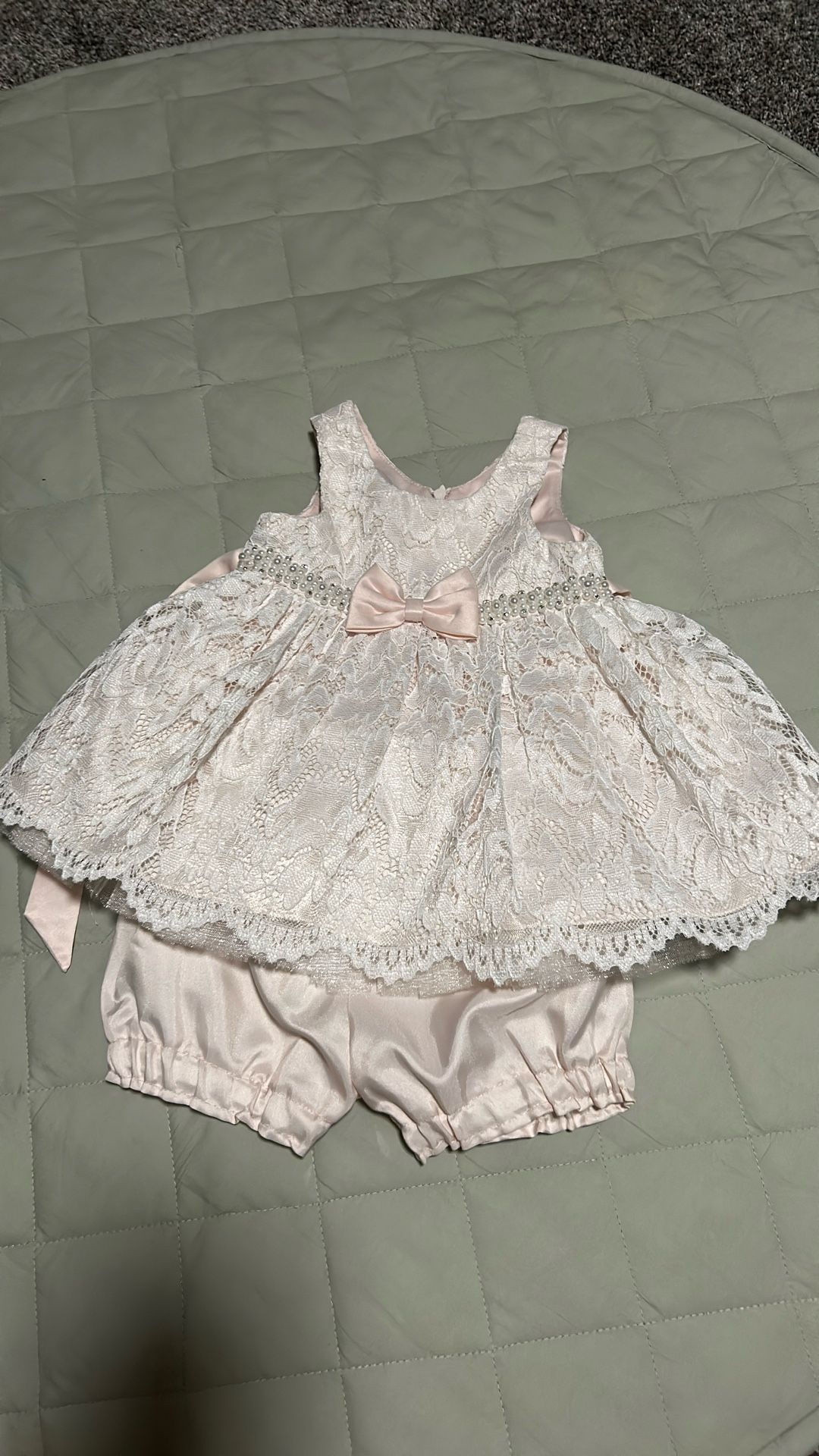 Rose White Dress