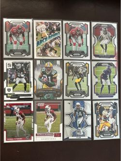 Lot of 12 NFL-Deion Sanders/Champ Bailey/Charles Woodson/Patrick Peterson/Ty Law
