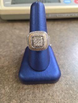 RING 400 DIAMOND  14K  8.3 GR Size 10