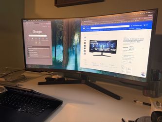 Samsung Odyssey 34” Curved Monitor