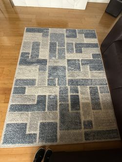 Rug Blue And Gray