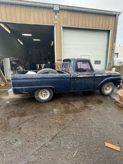 Great running 1963 f100  for restoration