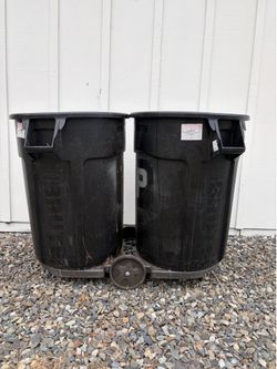 55 gallon trash can duo