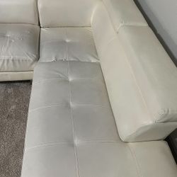 White Sectional