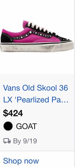 Vans old skool pink 120$