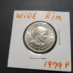 1979p Wide Rim Susan B Anthony 