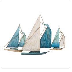 41" Sailboat Wall Decor 