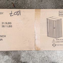 New in Box Small Metal Storage Shed 30"(L)x 21.7"(W) x 44.9"(H)