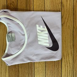 Nike Tee Womens Athletic Cut T Shirt Short Sleeve Crew Neck Purple Size L-NWOT