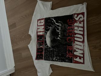 Graphic cropped tee