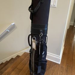 Golf Travel Hard Case Hybrid Bag With A Cover