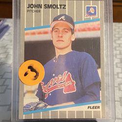 Fleer Hall Of Famers Randy Johnson And John Smooth Rookie