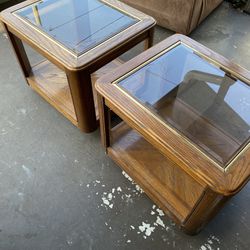 2 BEAUTIFUL END TABLES 