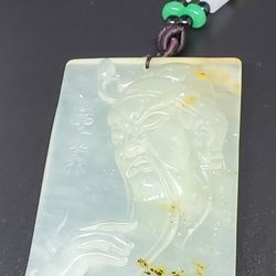 Hand Carved Jade Pendant Carving 