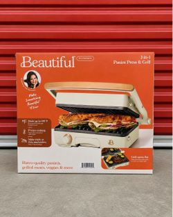 Beautiful 2 in 1 Panini Press & Grill