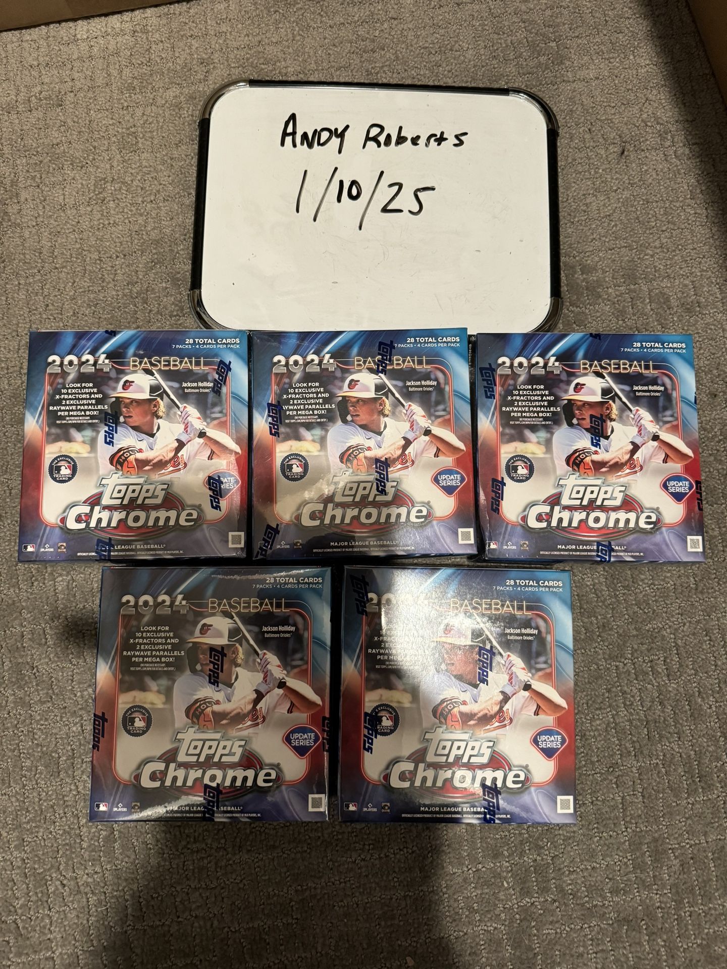 Topps Chrome Update Mega 5 Available